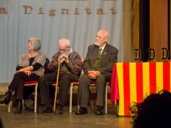 Montsserrat Puig Antich, Josep Soler i Jordi Carbonell Premis Dignitat 2013. Foto. Roser Vilallonga
